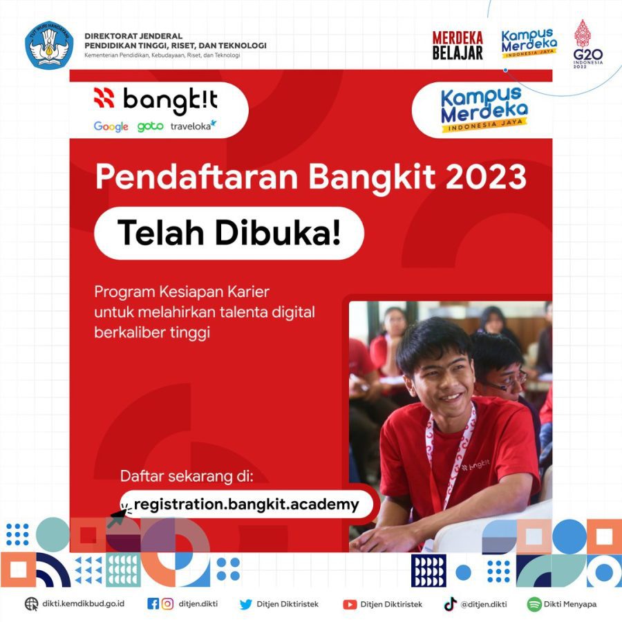 Sosialisasi Program Bangkit 2023 (S1 Teknologi Informasi)