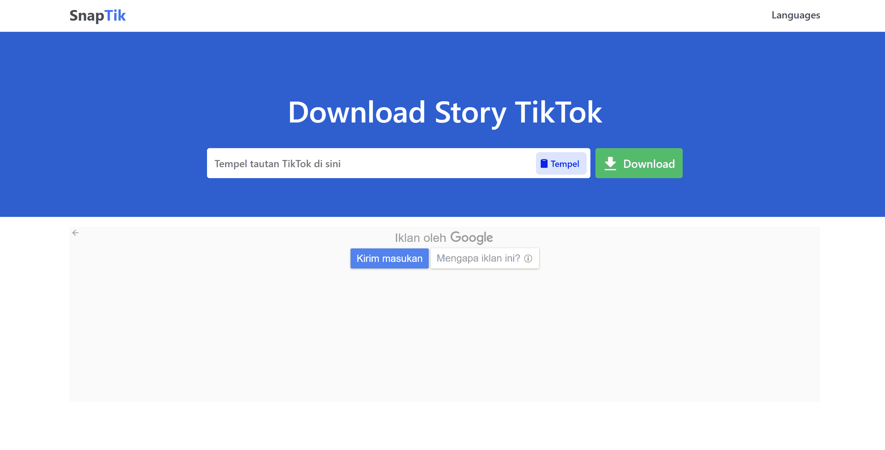Snaptik: Solusi Praktis untuk Mengunduh Konten dari Media Sosial