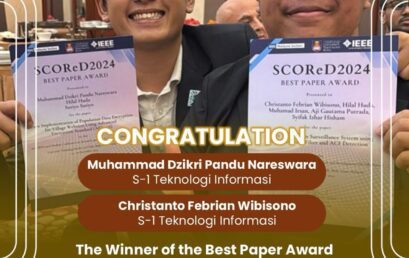 The Winner of the Best Paper Award at the 2024 IEEE 22nd Student Conference on Research and Development (SCORED 2024)