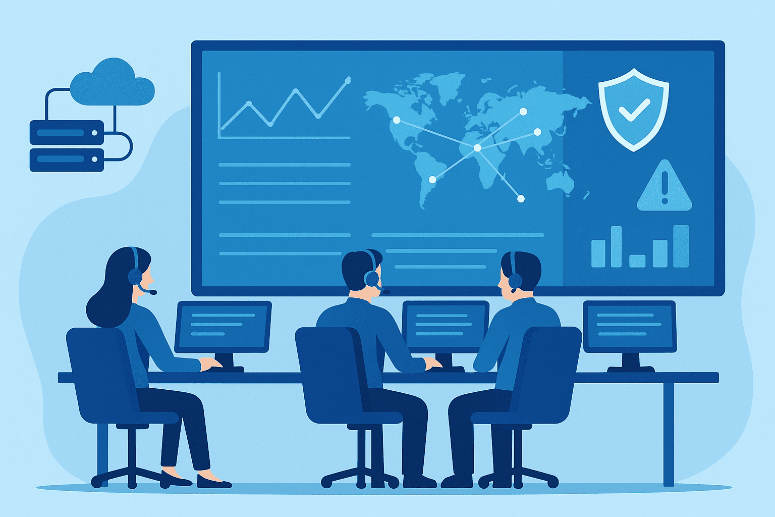 Network Operation Center (NOC): Pengertian, Fungsi, Manfaat, Jenis, Tools, dan Cara Kerja Network Operation Center (NOC): Pengertian, Fungsi, Manfaat, Jenis, Tools, dan Cara Kerja
